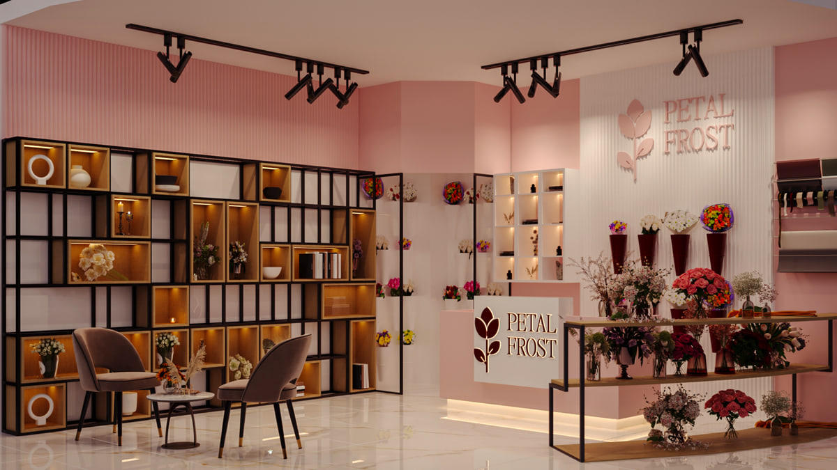 Boutique interior — floral retail boutique