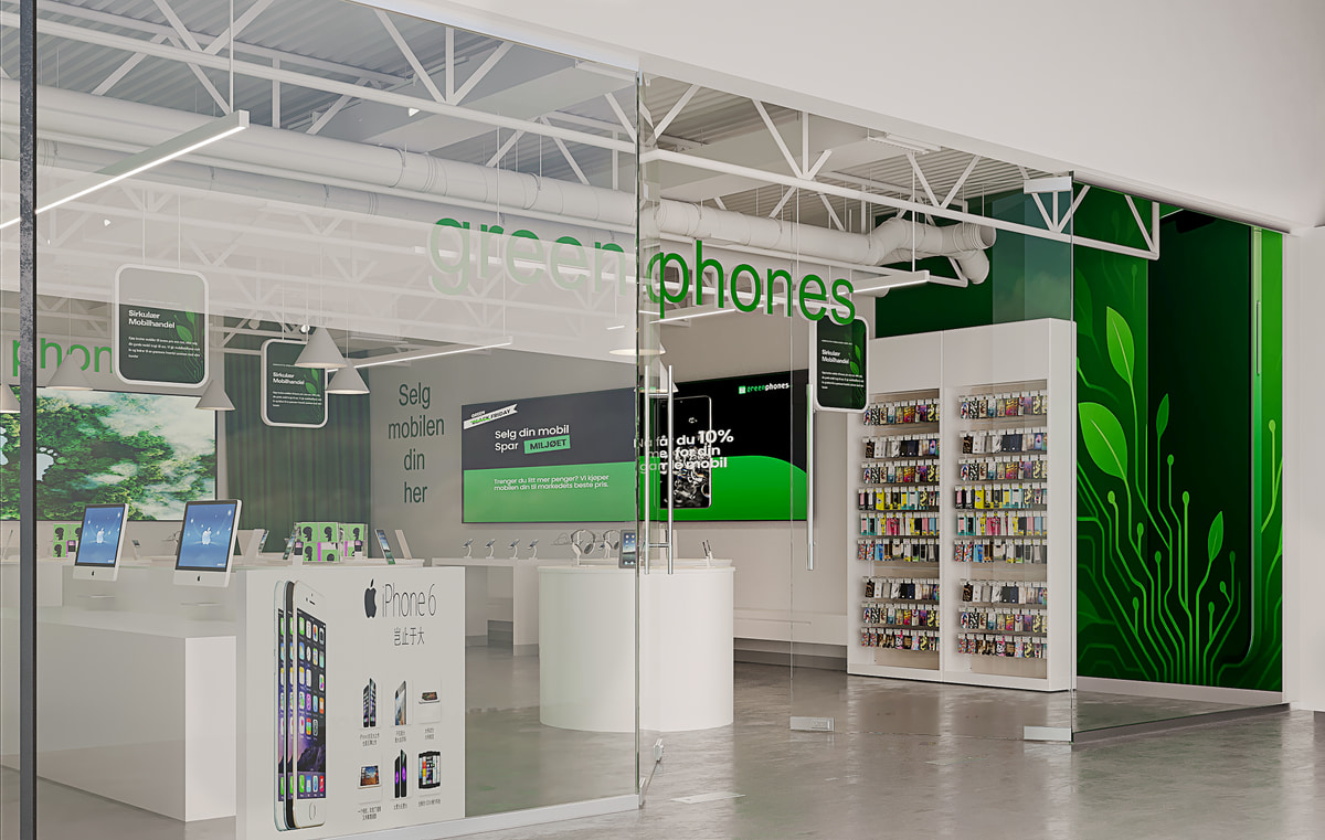 Technology retail interior — technology retail interior
